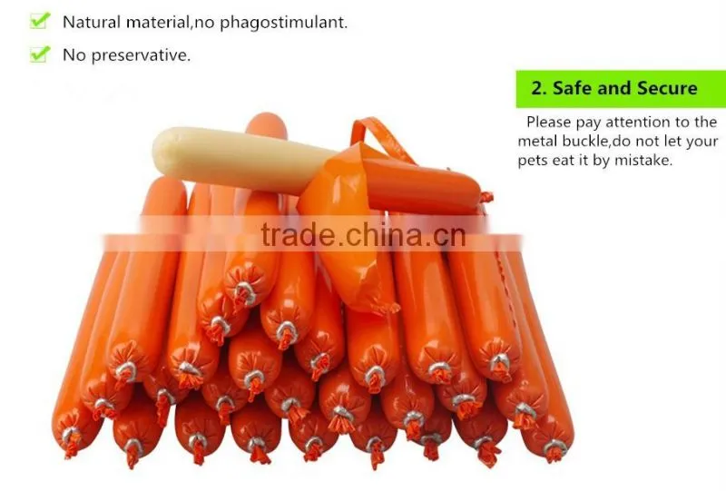 Pet food pet sausage with chicken