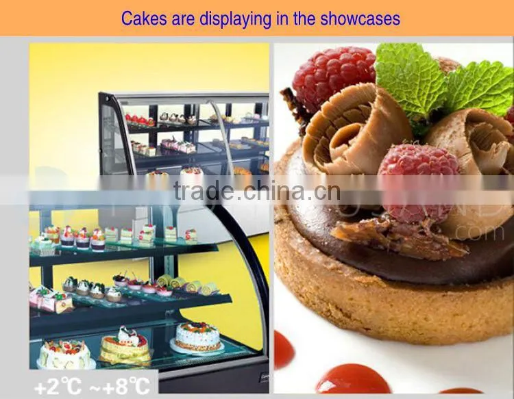 2017 Hot Selling Display Counter Restaurant Equipment, 2-8 'C, 380 L, 3 Shelf, CE, TT-MD127B