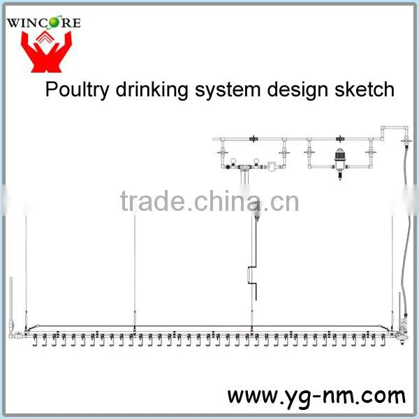 Uas chicken poultry farm equipment for sale,poultry equipment for broiler,poultry farming drinking line