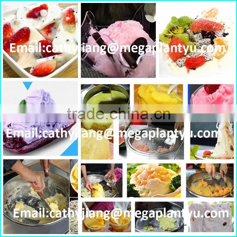 ice cream cold plate fried ice cream machine