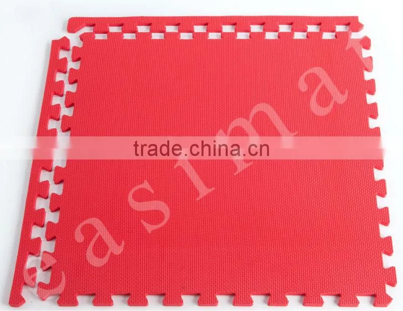 Red Gym Martial Arts Karate Judo Play Foam Floor Interlocking Mats