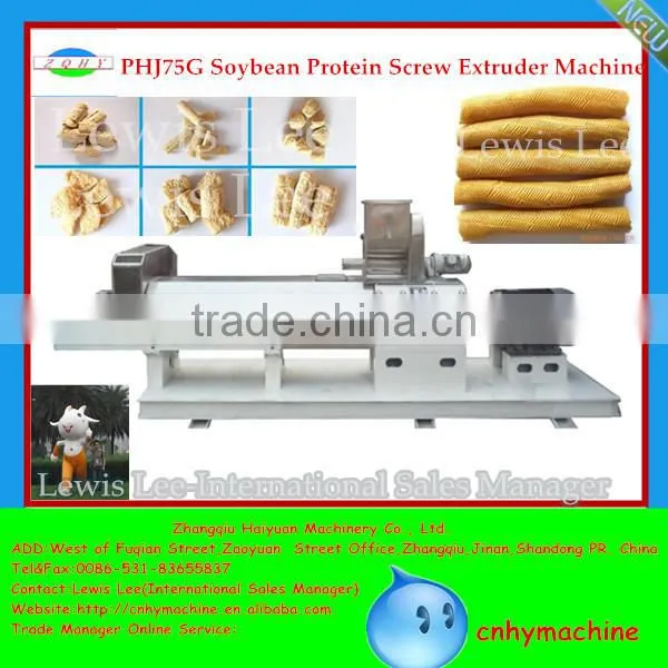 Jinan highly textured soybean protein machine;soybean meal making machine;soybean protein food machine