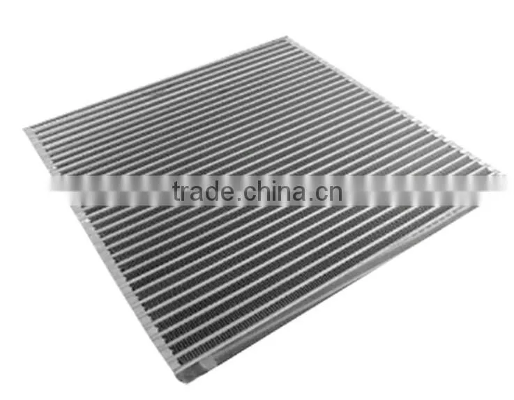 China manufacturer of Customized air cooled plate bar complete aluminum intercooler core with ISO approved