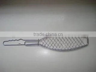 Portable take away stainless steel outdoor camping folding bbq grill / travel barbecue