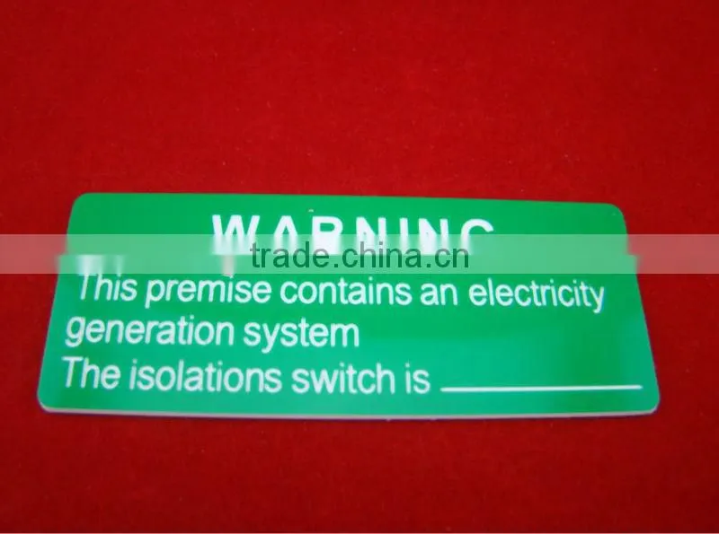 ABS Green Tag