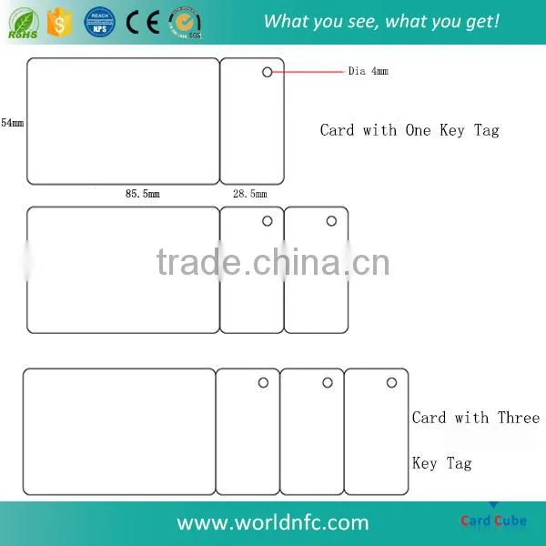 Promotion Plastic Baggage Tag Travel Tag with Transparent String