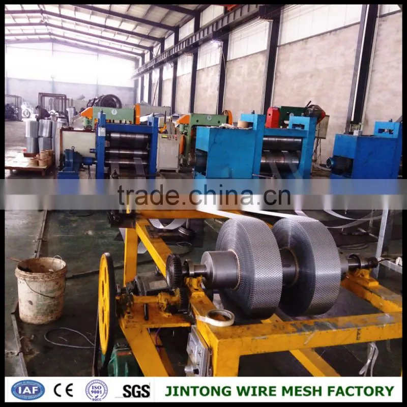 expandable sheet metal diamond mesh
