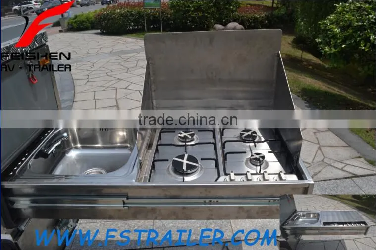 New hard floor camper trailer with tent for sale