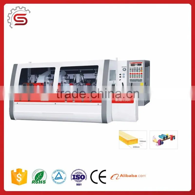 7 Spindle Heavy Duty MBQ723UA Four Side Moulder with Universal Shaft