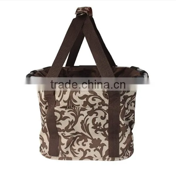 2014 new style Foldable oxford cloth bicycle front basket