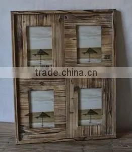 vintage multiple wooden frame photo for decorative