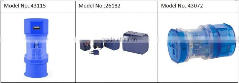 Hot sale promotion unversal travel adapter