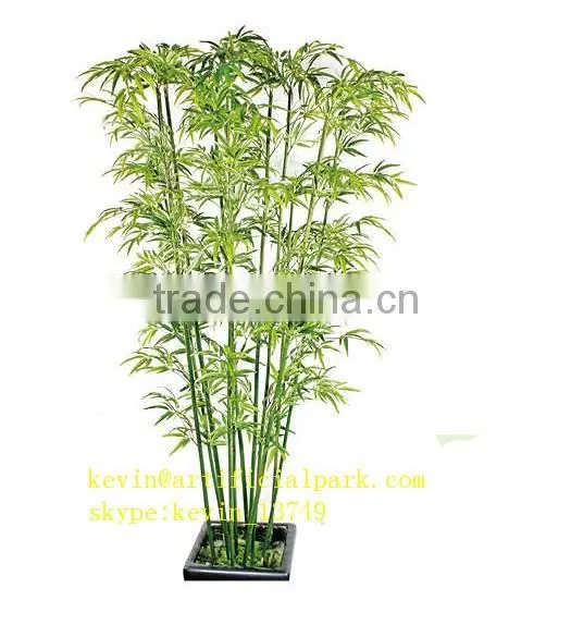 LF101616 Artificial bamboo plants/hot sale real trunk fake bamboo plants