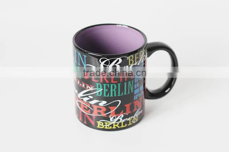 promotional ceramic glazed cup