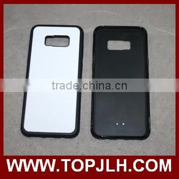 Sublimation silicone case TPU cover for Samsung S8 edge cell phone