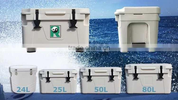 Rich Experience Roto-molded cooler box & Hot Sale Food Cooler Box for Camping