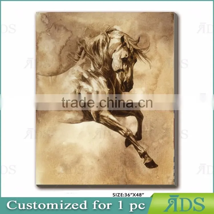 Giclee Print Horse Oil Painting On Canvas