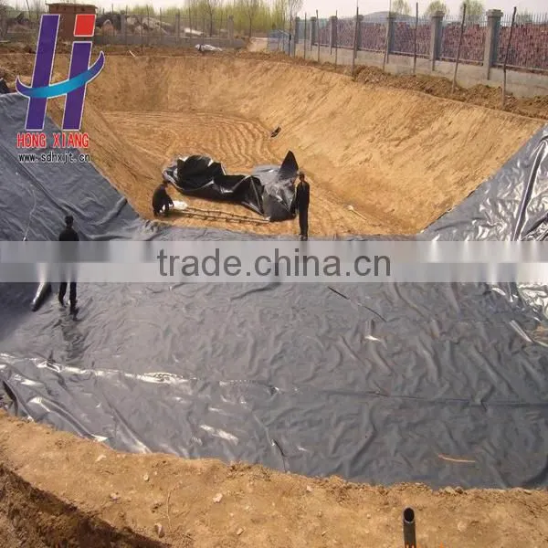 Top quality Waterproofing material for fish farm pond liner HDPE geomembrane
