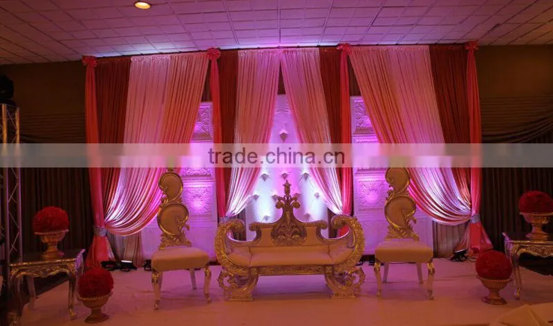 Weddings Decoration Stage Sofa Set & Chairs for Bride & Groom Classic Crafts