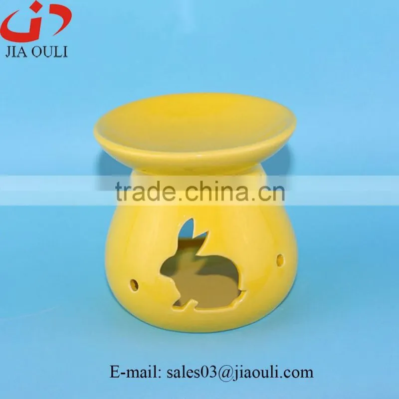 Popular sales white Essential Oil Ceramic Burner Aroma Diffuser