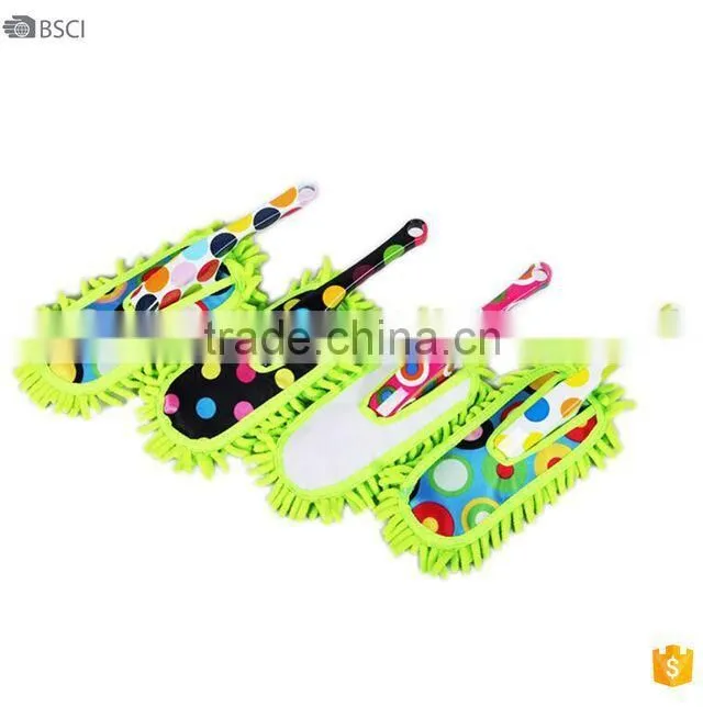 AZO free car duster, mini chenille duster with PP handle