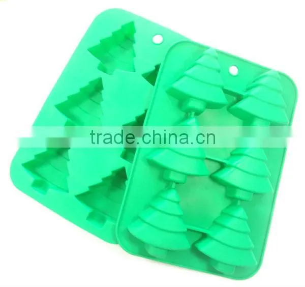 silicone molds Christmas tree shaped mold funny silicone cake mold