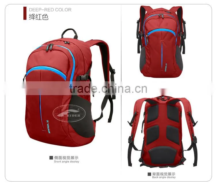2017 Fashion Premium Quality Outdoor Hiking Lightweight Nylon Backpack Outdoor Hiking for Men