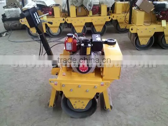 Walk behind single drum 8 ton vibratory roller,mini vibratory 1 ton roller for sale