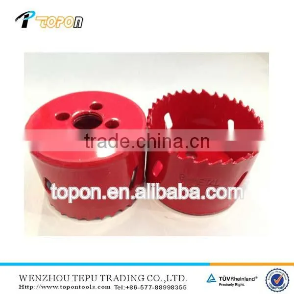 Professional produce carbide tipped hand metal cutting tool HSS bimetal hole saw