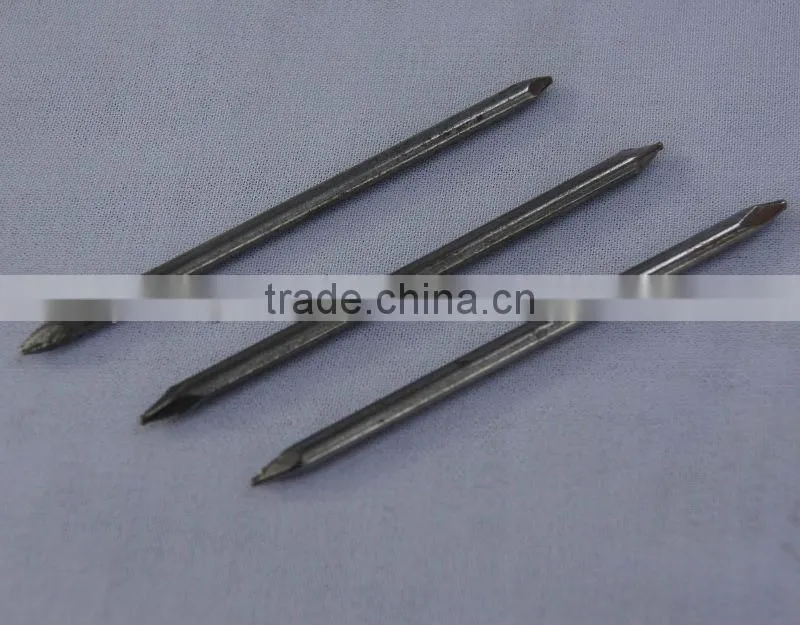Bright Double Pointed Nails, common nail with no head