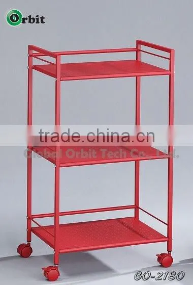 3 tier metal book shelf/magazine rack/ sheet metal storage rack
