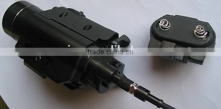 Tactical quick start green laser sight scope and strobe 200 lumen CREE Q5 LED light combo