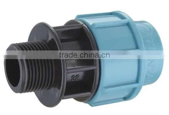 PP COMPRESSION FITTING TEE