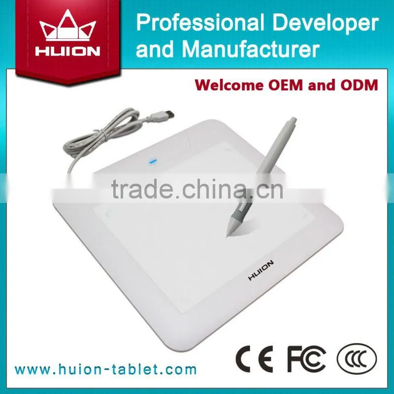 white cheap digital tablet with graphics stylus for drawing writing Huion 680s