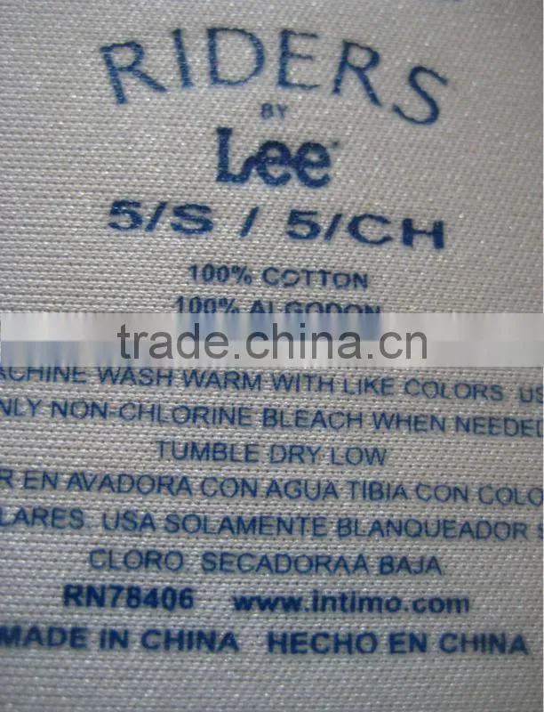 eco-friendly heat transfer labels for lycra