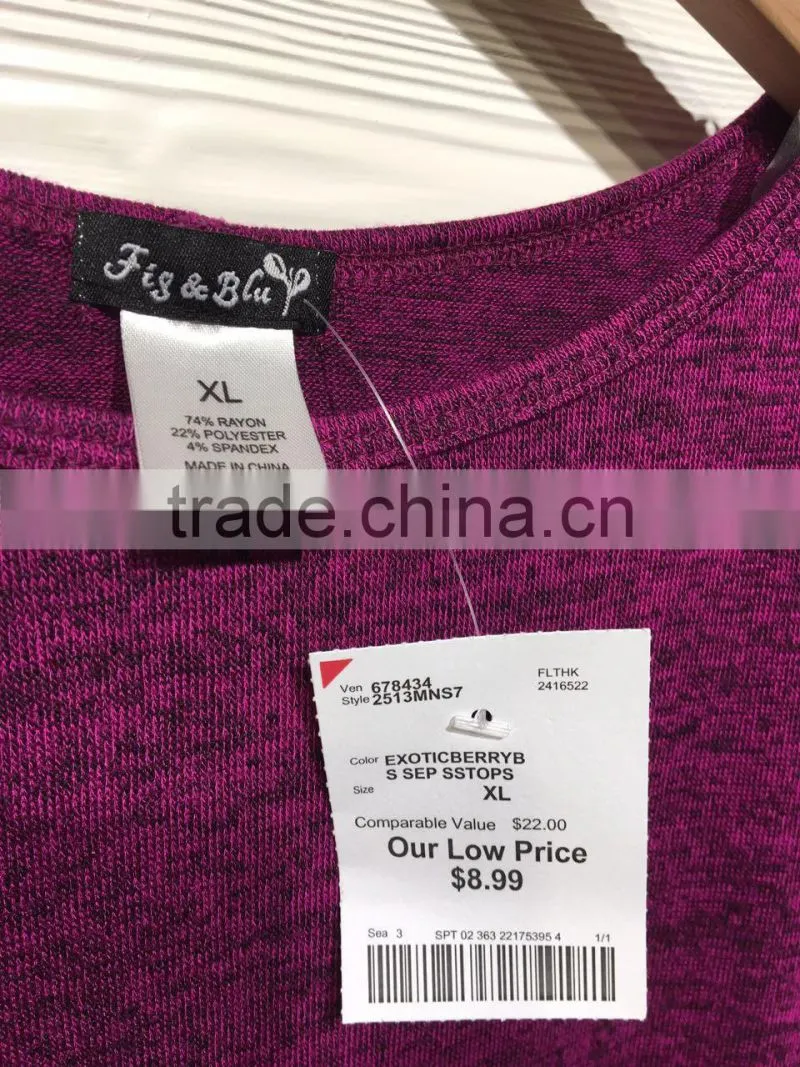 GZY stock summer cotton t-shirt women