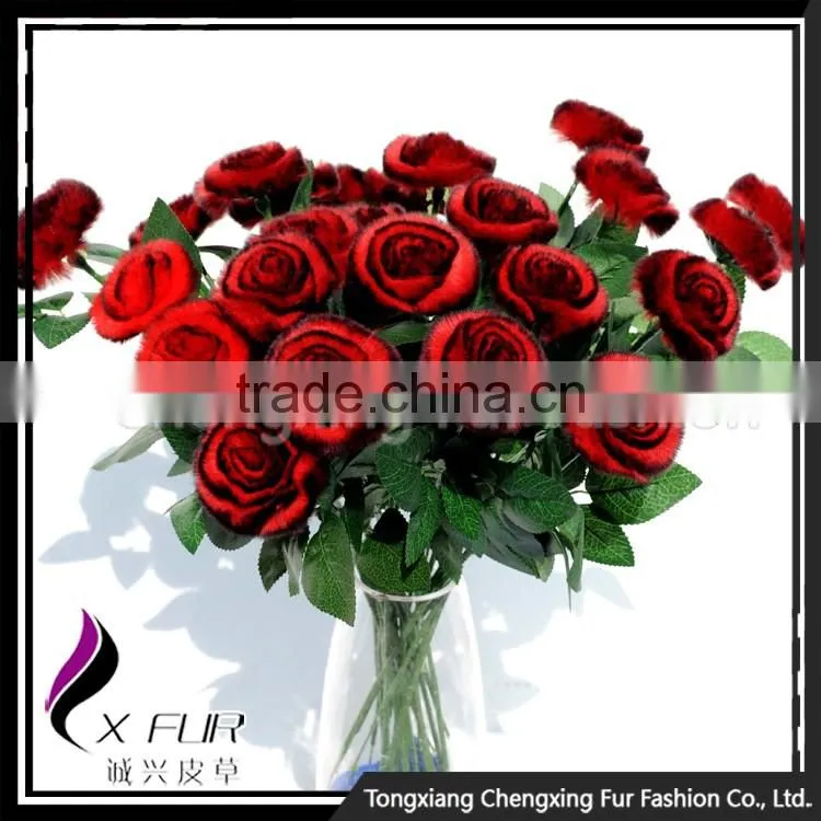CX-A-69A Lastest Design Hot Popular Rex Rabbit Fur Walmart Wedding Flower