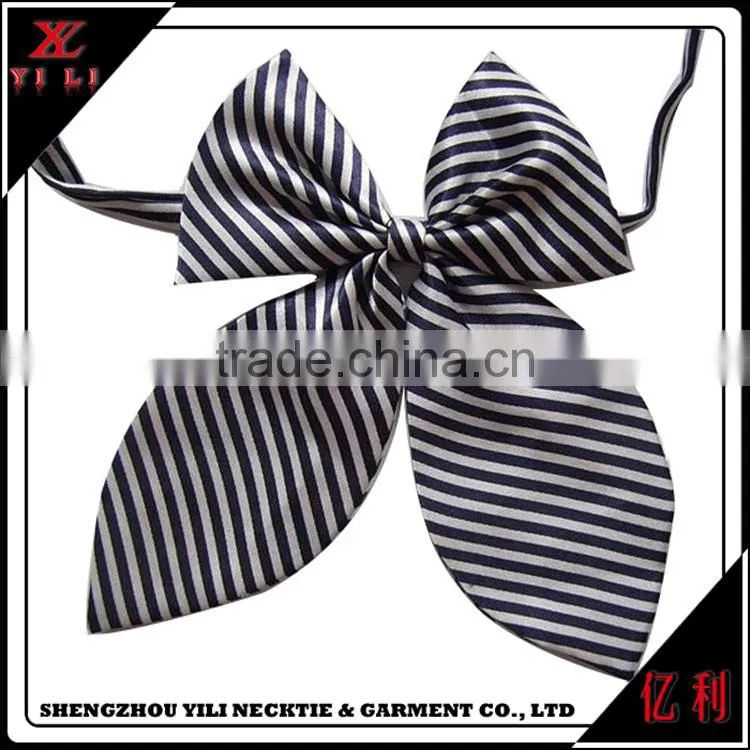 Elegant ladies logo printed tie dye bow ties
