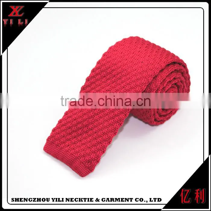Nice design fashion polyester knitted ties for men