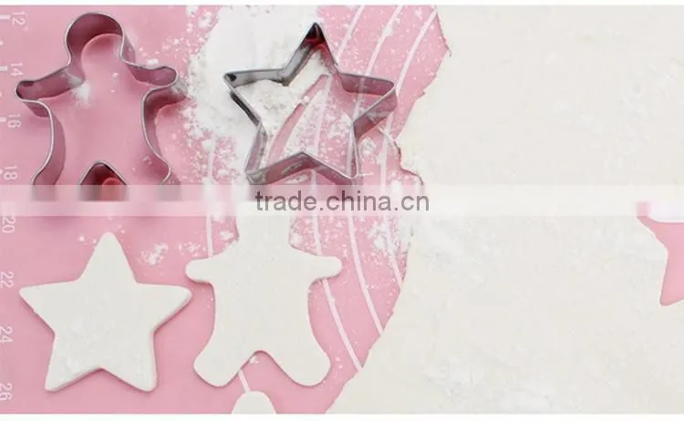 kitchen gadgets for crackers, cookies, stainless steel mold baking tools