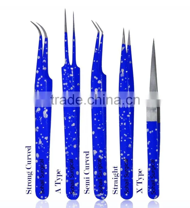 eyelash extension tweezers private label