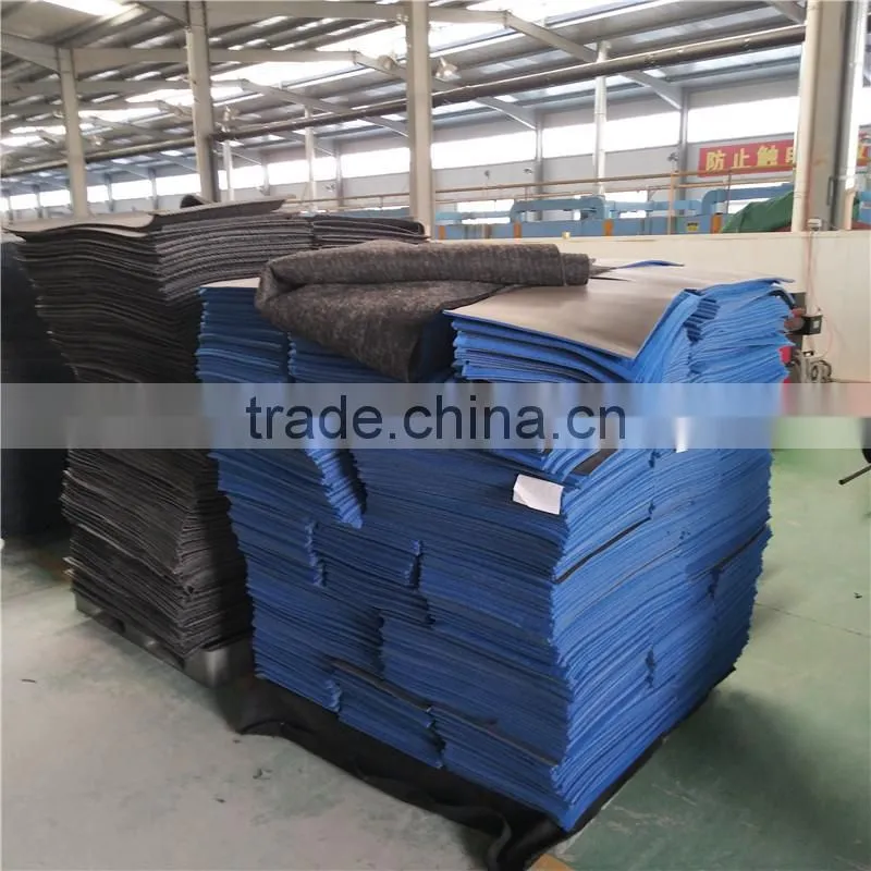 Polyester Non-Woven Needle Punch Stripe Pvc Backing Carpet China Manufacture