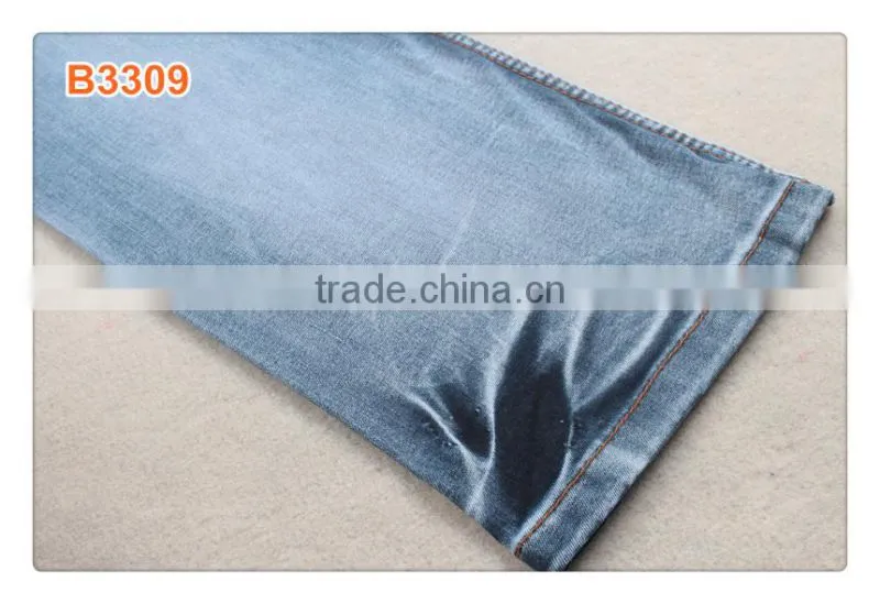 9.5oz dark blue stretch denim jeans fabric made in China