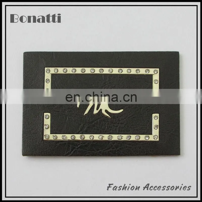 2013 cheap customed high quality garment leather label for jeans