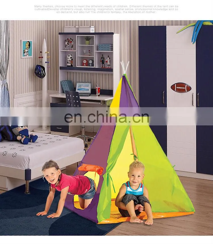 Indoor Outdoor Safety Children Game Playhouse Tepee Tent for Kids Play