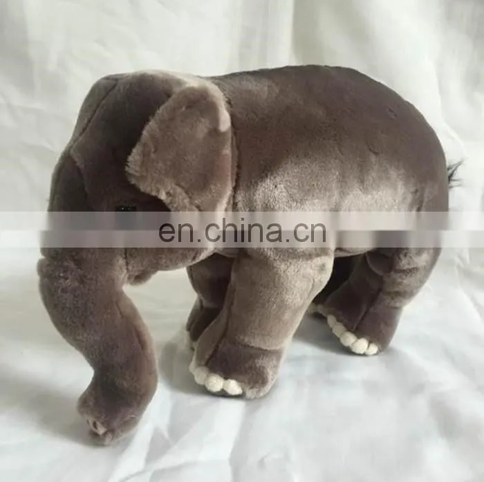 modicate delicate plush grey elephant animal toy