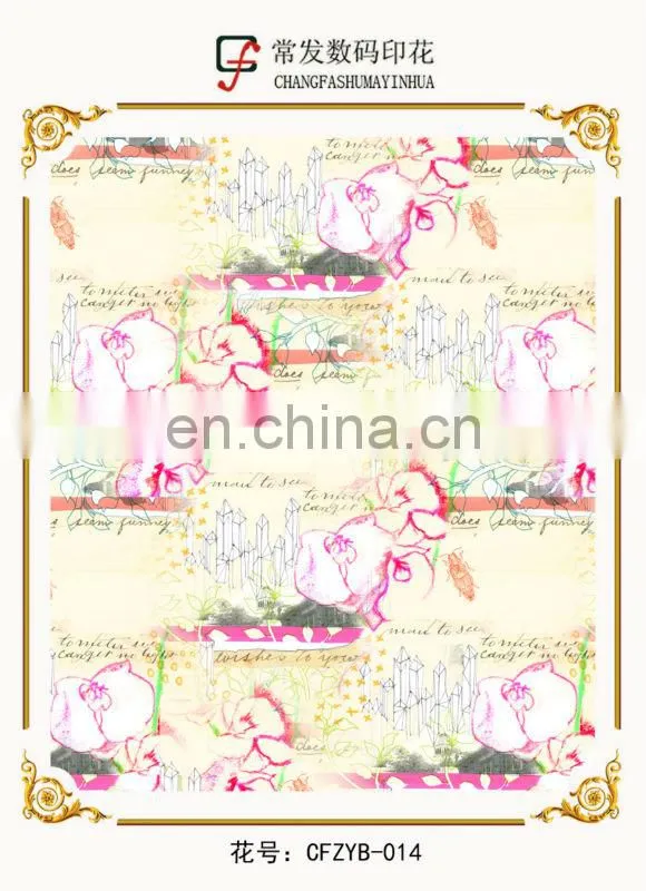China Wholesale Printed Cotton Fabric For Wedding Dresses