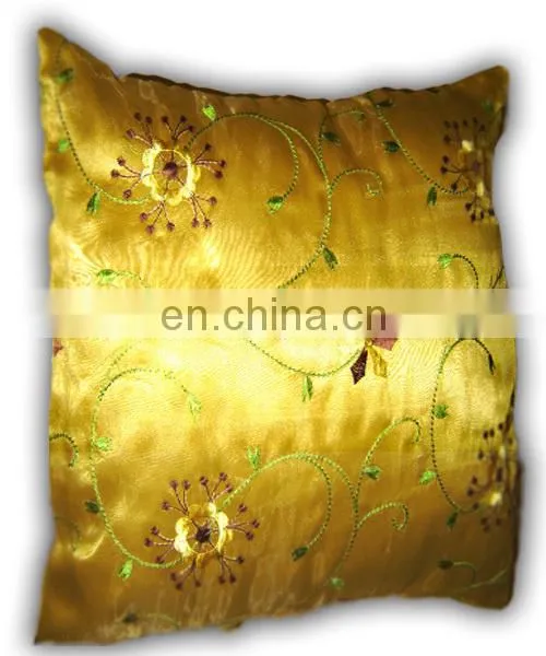 Fancy Stylsih Sequins Patches Cushion Cover