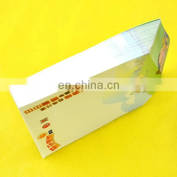 customized sticky memo note pads