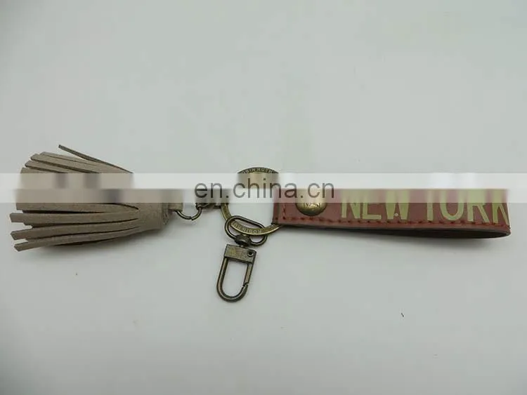 Various Kinds Personalized Design PU Leather Souvenir Keychain